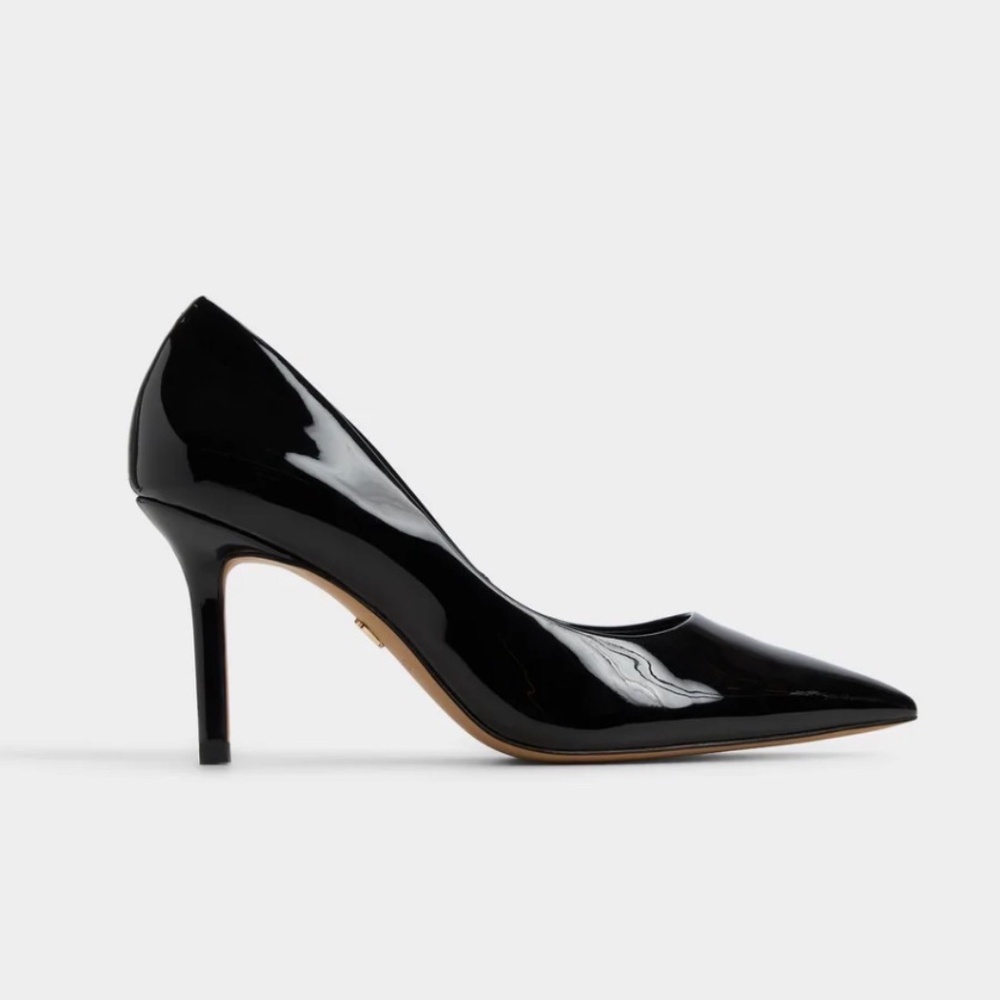 ALDO KAITIE Black Patent Leather Pumps